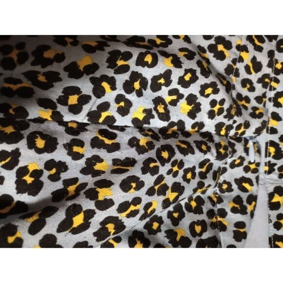 Sugar Lips‎ Skirt Ladies Extra Small Leopard Print Blue Yellow Leopard Print - Picture 5 of 8